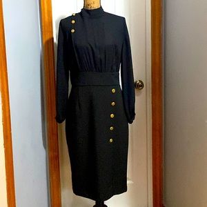 Long black sophisticated dress!